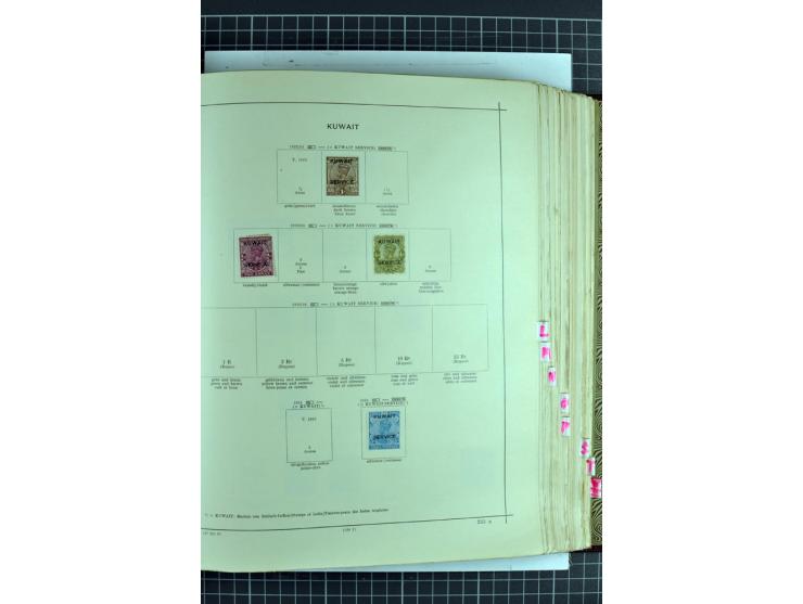 1854/1935 (ca.), ungebrauchte und gestempelte Sammlung (ohne Japan) mit besseren Ausgaben im alten Schaubek-Album, dazu Austr