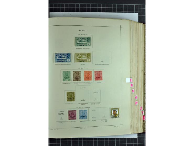 1854/1935 (ca.), ungebrauchte und gestempelte Sammlung (ohne Japan) mit besseren Ausgaben im alten Schaubek-Album, dazu Austr