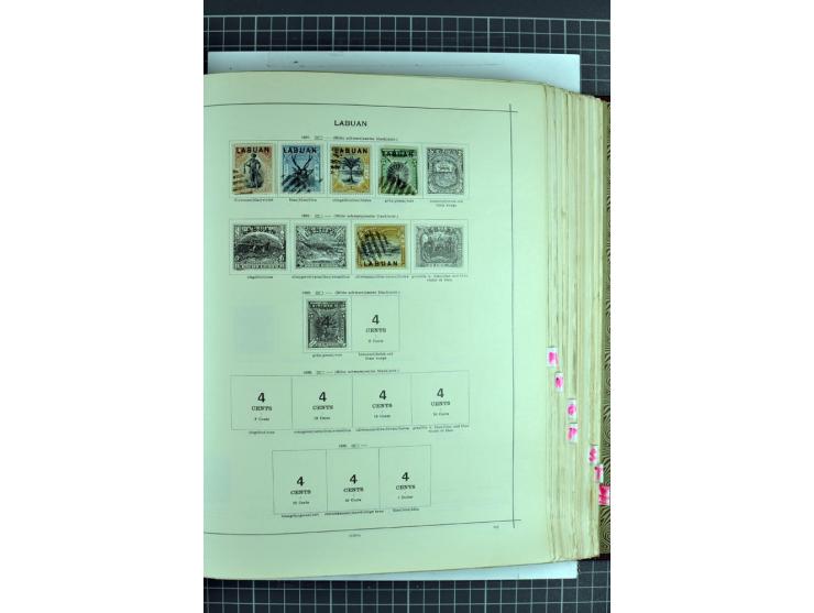 1854/1935 (ca.), ungebrauchte und gestempelte Sammlung (ohne Japan) mit besseren Ausgaben im alten Schaubek-Album, dazu Austr