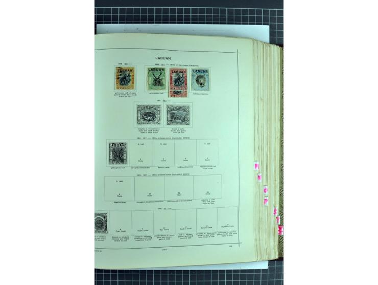 1854/1935 (ca.), ungebrauchte und gestempelte Sammlung (ohne Japan) mit besseren Ausgaben im alten Schaubek-Album, dazu Austr