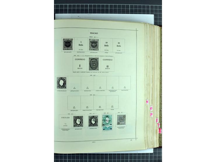 1854/1935 (ca.), ungebrauchte und gestempelte Sammlung (ohne Japan) mit besseren Ausgaben im alten Schaubek-Album, dazu Austr