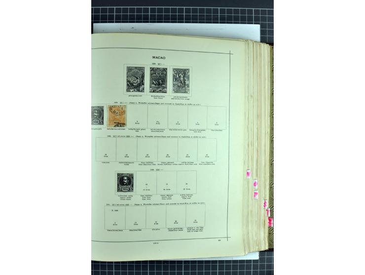 1854/1935 (ca.), ungebrauchte und gestempelte Sammlung (ohne Japan) mit besseren Ausgaben im alten Schaubek-Album, dazu Austr