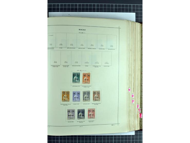 1854/1935 (ca.), ungebrauchte und gestempelte Sammlung (ohne Japan) mit besseren Ausgaben im alten Schaubek-Album, dazu Austr