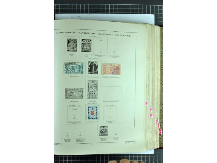 1854/1935 (ca.), ungebrauchte und gestempelte Sammlung (ohne Japan) mit besseren Ausgaben im alten Schaubek-Album, dazu Austr