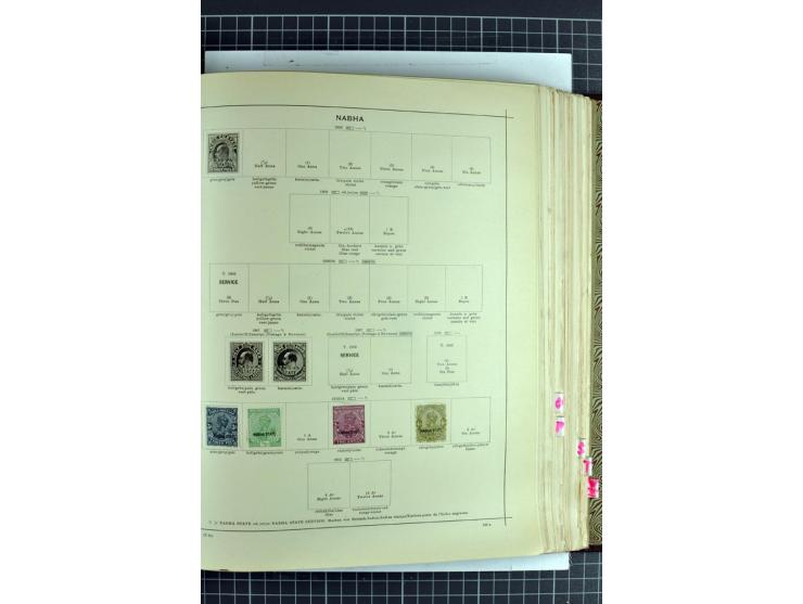 1854/1935 (ca.), ungebrauchte und gestempelte Sammlung (ohne Japan) mit besseren Ausgaben im alten Schaubek-Album, dazu Austr