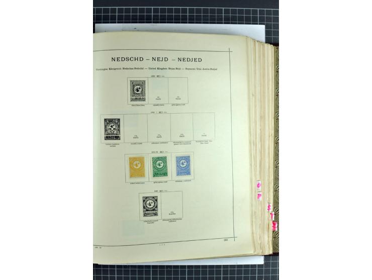1854/1935 (ca.), ungebrauchte und gestempelte Sammlung (ohne Japan) mit besseren Ausgaben im alten Schaubek-Album, dazu Austr