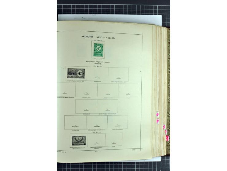 1854/1935 (ca.), ungebrauchte und gestempelte Sammlung (ohne Japan) mit besseren Ausgaben im alten Schaubek-Album, dazu Austr