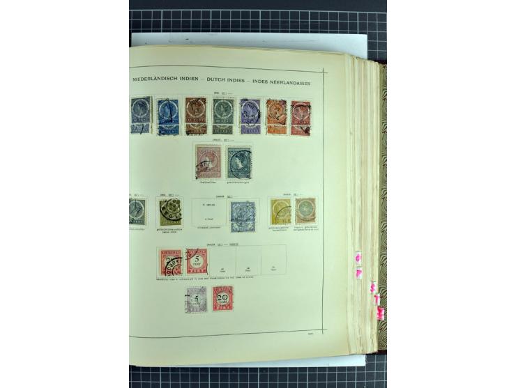 1854/1935 (ca.), ungebrauchte und gestempelte Sammlung (ohne Japan) mit besseren Ausgaben im alten Schaubek-Album, dazu Austr