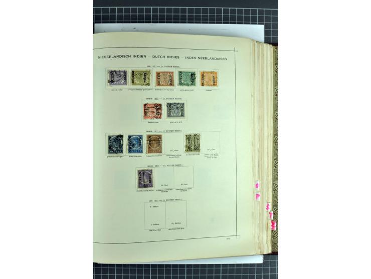 1854/1935 (ca.), ungebrauchte und gestempelte Sammlung (ohne Japan) mit besseren Ausgaben im alten Schaubek-Album, dazu Austr