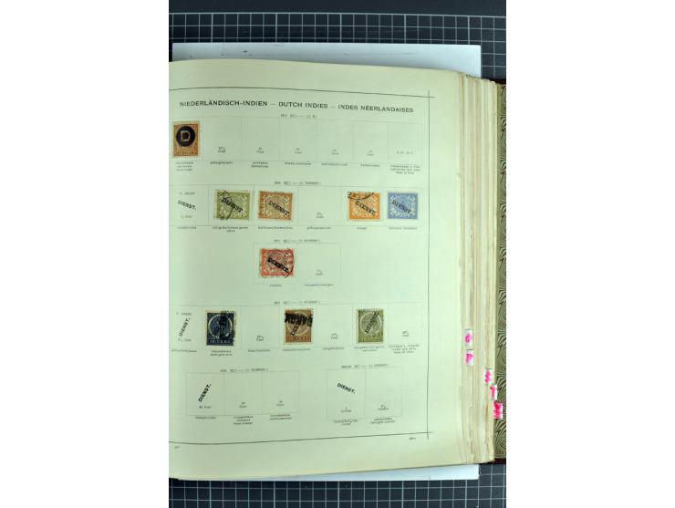 1854/1935 (ca.), ungebrauchte und gestempelte Sammlung (ohne Japan) mit besseren Ausgaben im alten Schaubek-Album, dazu Austr