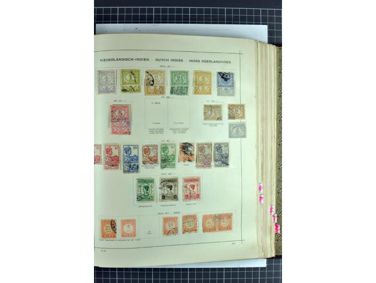 1854/1935 (ca.), ungebrauchte und gestempelte Sammlung (ohne Japan) mit besseren Ausgaben im alten Schaubek-Album, dazu Austr