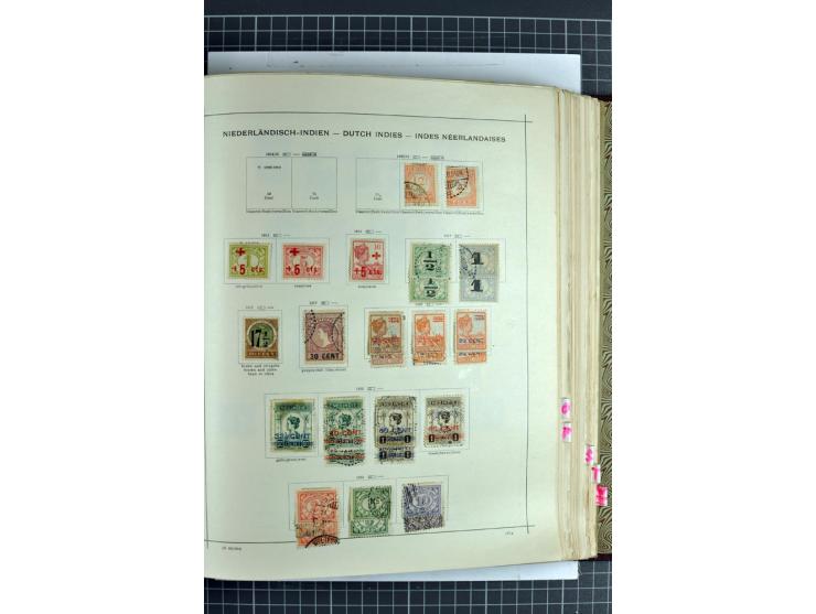 1854/1935 (ca.), ungebrauchte und gestempelte Sammlung (ohne Japan) mit besseren Ausgaben im alten Schaubek-Album, dazu Austr