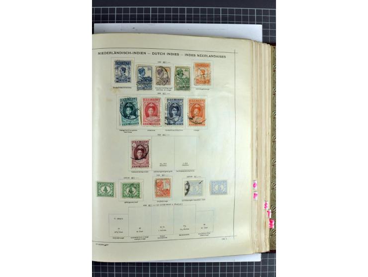 1854/1935 (ca.), ungebrauchte und gestempelte Sammlung (ohne Japan) mit besseren Ausgaben im alten Schaubek-Album, dazu Austr