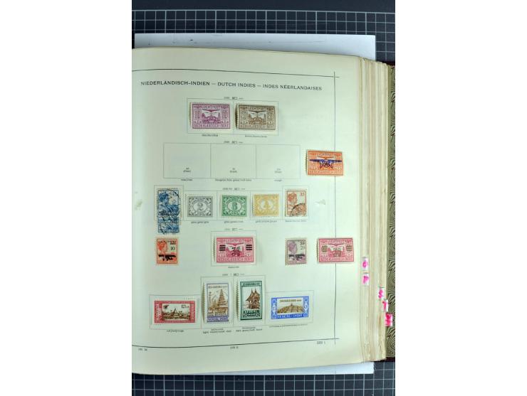 1854/1935 (ca.), ungebrauchte und gestempelte Sammlung (ohne Japan) mit besseren Ausgaben im alten Schaubek-Album, dazu Austr