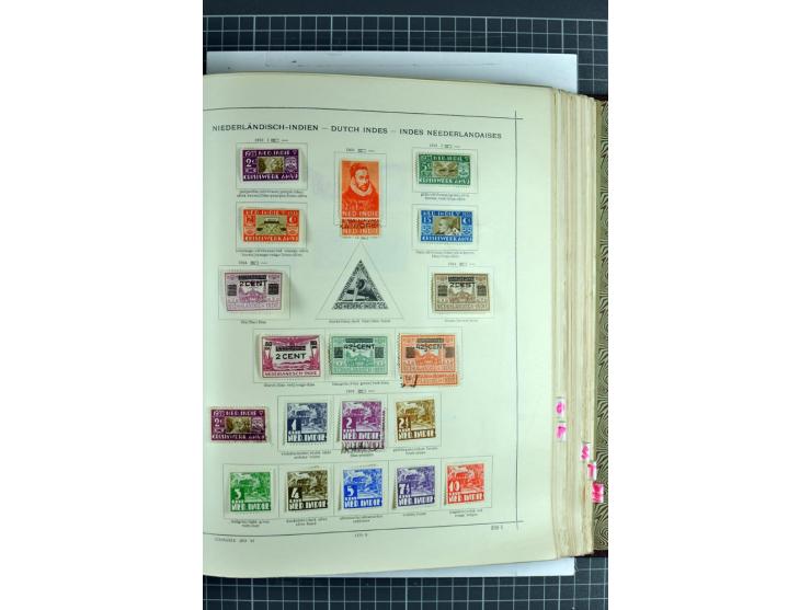 1854/1935 (ca.), ungebrauchte und gestempelte Sammlung (ohne Japan) mit besseren Ausgaben im alten Schaubek-Album, dazu Austr