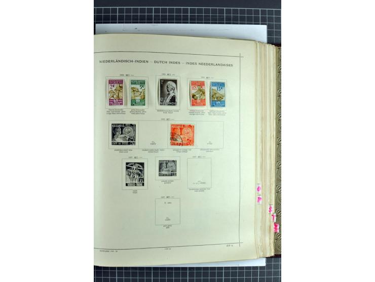 1854/1935 (ca.), ungebrauchte und gestempelte Sammlung (ohne Japan) mit besseren Ausgaben im alten Schaubek-Album, dazu Austr