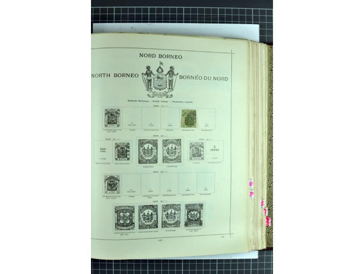1854/1935 (ca.), ungebrauchte und gestempelte Sammlung (ohne Japan) mit besseren Ausgaben im alten Schaubek-Album, dazu Austr
