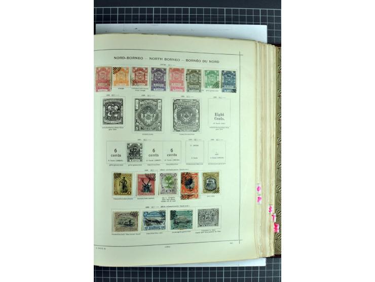 1854/1935 (ca.), ungebrauchte und gestempelte Sammlung (ohne Japan) mit besseren Ausgaben im alten Schaubek-Album, dazu Austr