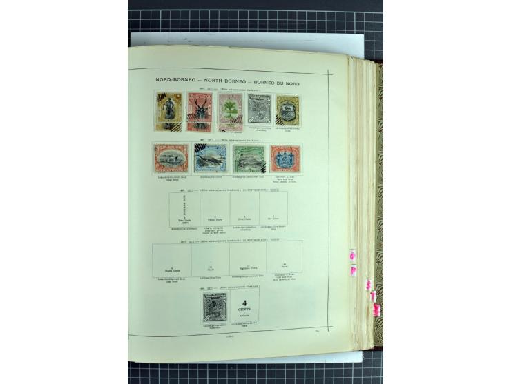 1854/1935 (ca.), ungebrauchte und gestempelte Sammlung (ohne Japan) mit besseren Ausgaben im alten Schaubek-Album, dazu Austr