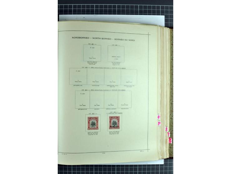 1854/1935 (ca.), ungebrauchte und gestempelte Sammlung (ohne Japan) mit besseren Ausgaben im alten Schaubek-Album, dazu Austr