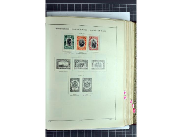 1854/1935 (ca.), ungebrauchte und gestempelte Sammlung (ohne Japan) mit besseren Ausgaben im alten Schaubek-Album, dazu Austr