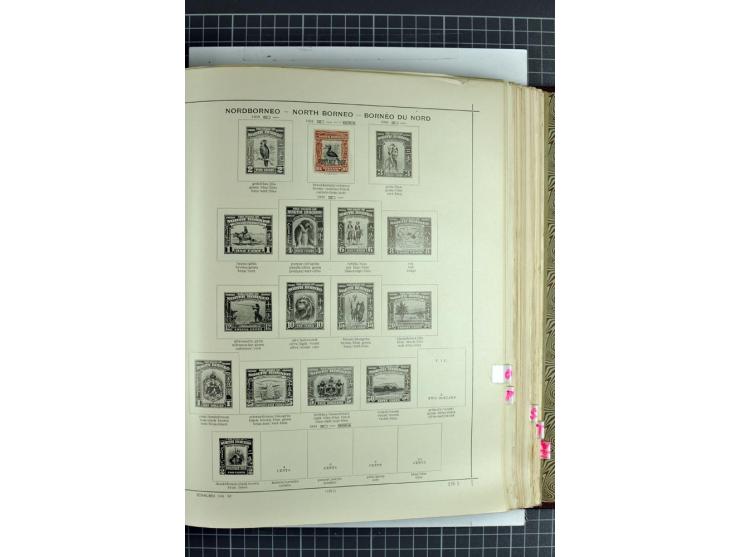 1854/1935 (ca.), ungebrauchte und gestempelte Sammlung (ohne Japan) mit besseren Ausgaben im alten Schaubek-Album, dazu Austr