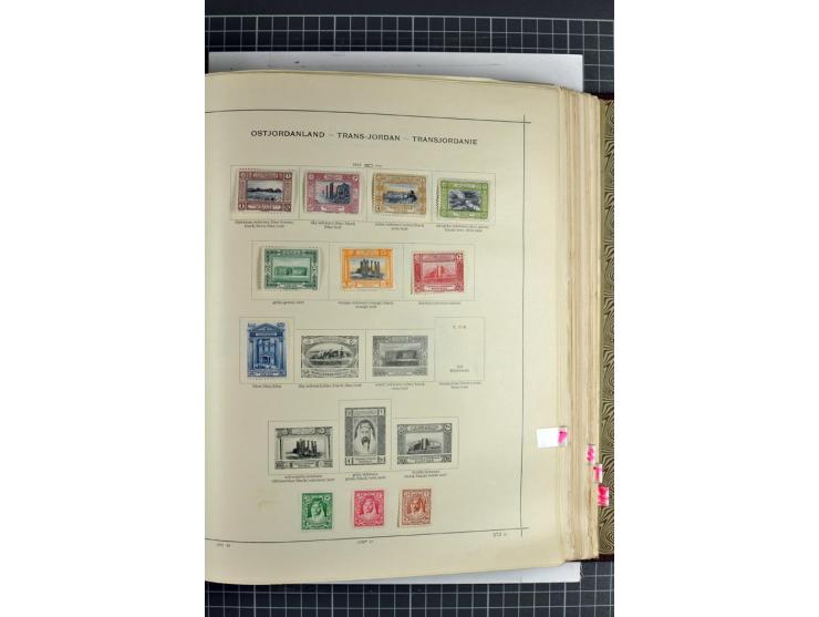 1854/1935 (ca.), ungebrauchte und gestempelte Sammlung (ohne Japan) mit besseren Ausgaben im alten Schaubek-Album, dazu Austr