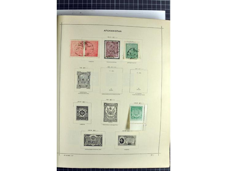 1854/1935 (ca.), ungebrauchte und gestempelte Sammlung (ohne Japan) mit besseren Ausgaben im alten Schaubek-Album, dazu Austr
