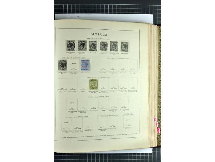 1854/1935 (ca.), ungebrauchte und gestempelte Sammlung (ohne Japan) mit besseren Ausgaben im alten Schaubek-Album, dazu Austr