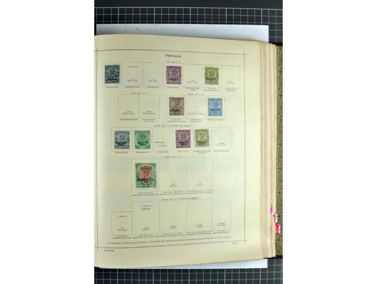 1854/1935 (ca.), ungebrauchte und gestempelte Sammlung (ohne Japan) mit besseren Ausgaben im alten Schaubek-Album, dazu Austr