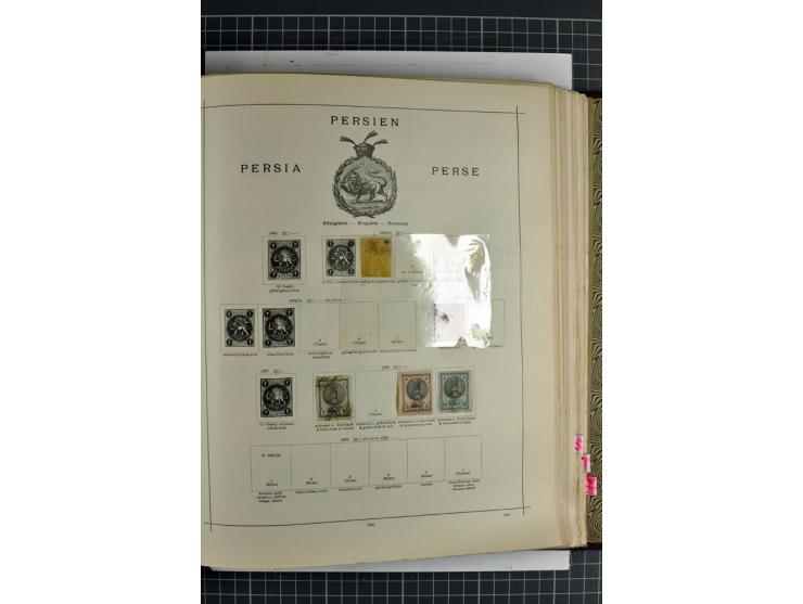 1854/1935 (ca.), ungebrauchte und gestempelte Sammlung (ohne Japan) mit besseren Ausgaben im alten Schaubek-Album, dazu Austr