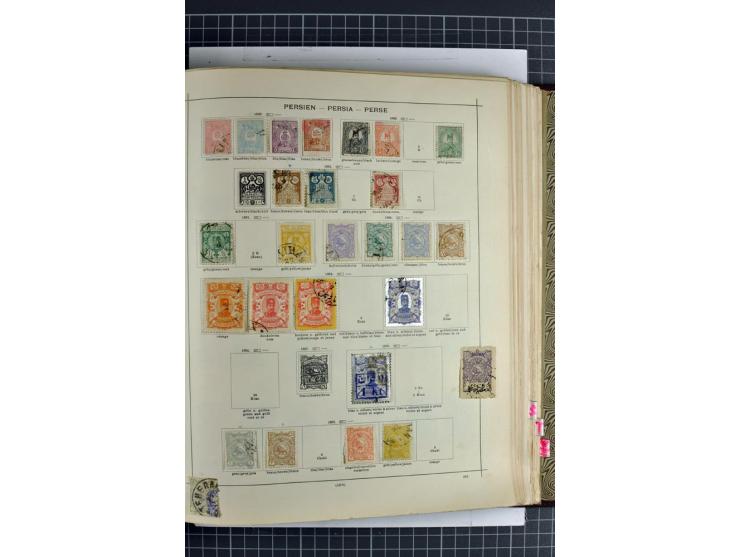 1854/1935 (ca.), ungebrauchte und gestempelte Sammlung (ohne Japan) mit besseren Ausgaben im alten Schaubek-Album, dazu Austr