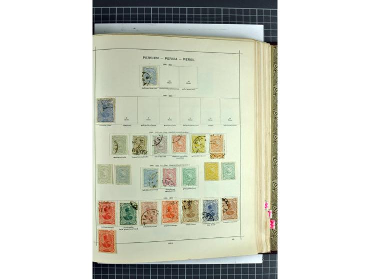 1854/1935 (ca.), ungebrauchte und gestempelte Sammlung (ohne Japan) mit besseren Ausgaben im alten Schaubek-Album, dazu Austr