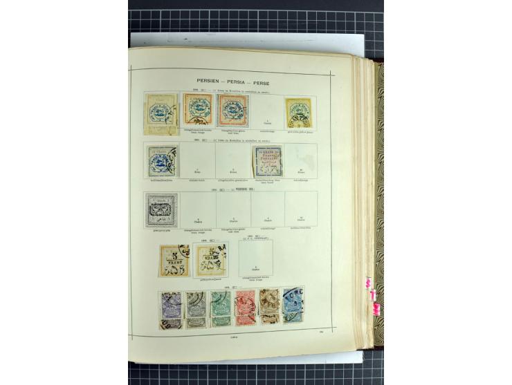 1854/1935 (ca.), ungebrauchte und gestempelte Sammlung (ohne Japan) mit besseren Ausgaben im alten Schaubek-Album, dazu Austr