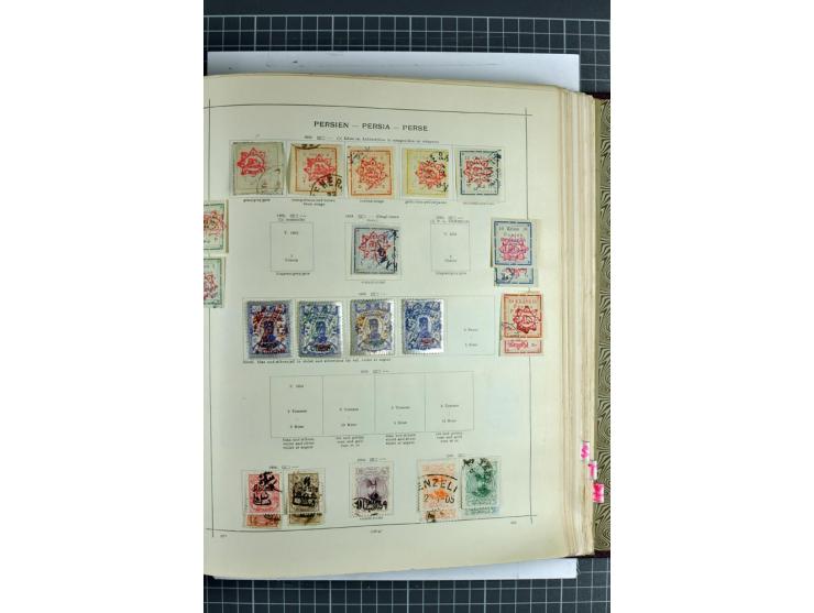 1854/1935 (ca.), ungebrauchte und gestempelte Sammlung (ohne Japan) mit besseren Ausgaben im alten Schaubek-Album, dazu Austr