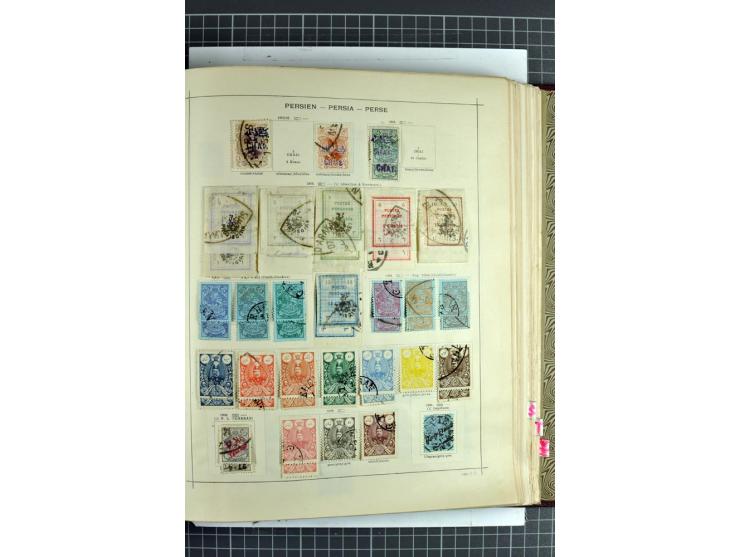 1854/1935 (ca.), ungebrauchte und gestempelte Sammlung (ohne Japan) mit besseren Ausgaben im alten Schaubek-Album, dazu Austr