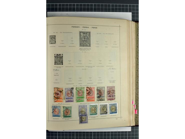 1854/1935 (ca.), ungebrauchte und gestempelte Sammlung (ohne Japan) mit besseren Ausgaben im alten Schaubek-Album, dazu Austr