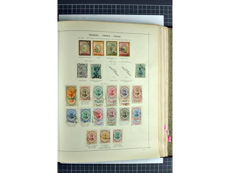 1854/1935 (ca.), ungebrauchte und gestempelte Sammlung (ohne Japan) mit besseren Ausgaben im alten Schaubek-Album, dazu Austr