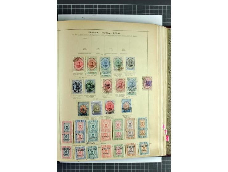 1854/1935 (ca.), ungebrauchte und gestempelte Sammlung (ohne Japan) mit besseren Ausgaben im alten Schaubek-Album, dazu Austr