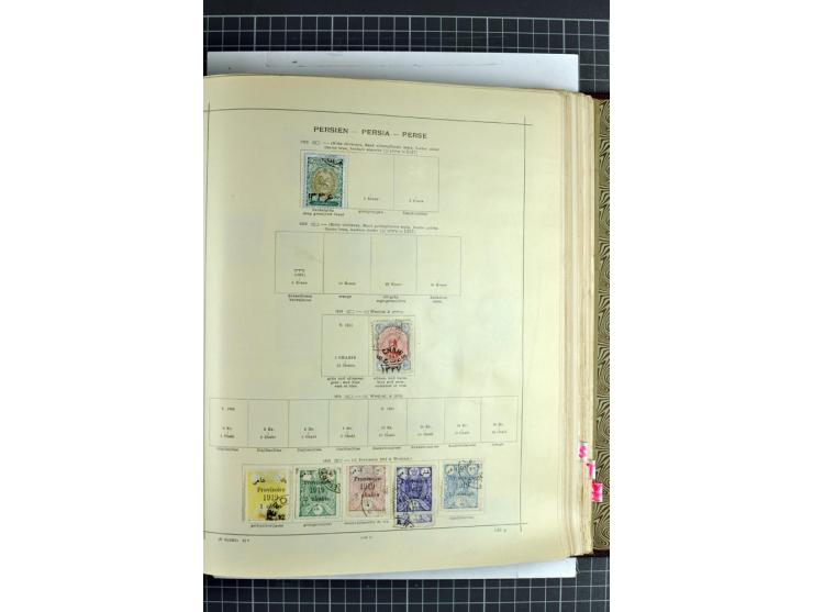 1854/1935 (ca.), ungebrauchte und gestempelte Sammlung (ohne Japan) mit besseren Ausgaben im alten Schaubek-Album, dazu Austr