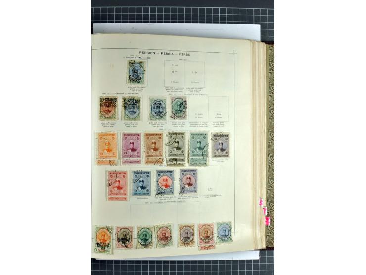 1854/1935 (ca.), ungebrauchte und gestempelte Sammlung (ohne Japan) mit besseren Ausgaben im alten Schaubek-Album, dazu Austr