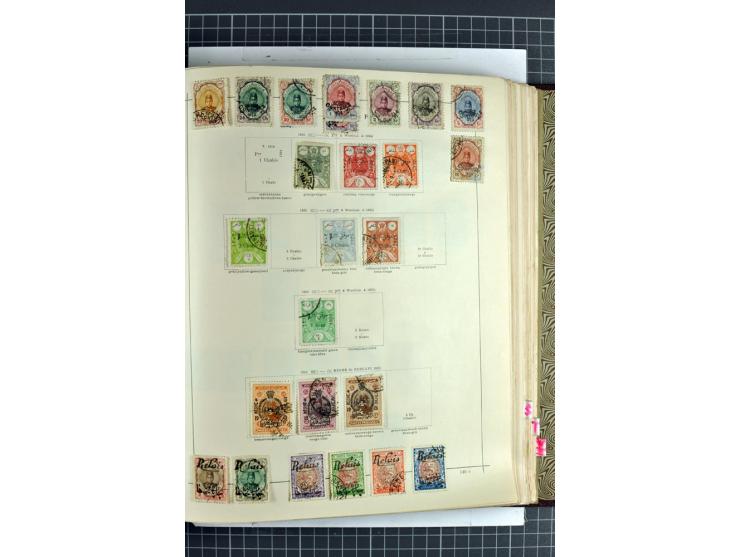 1854/1935 (ca.), ungebrauchte und gestempelte Sammlung (ohne Japan) mit besseren Ausgaben im alten Schaubek-Album, dazu Austr