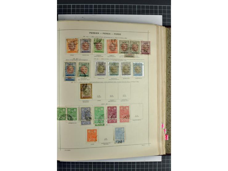 1854/1935 (ca.), ungebrauchte und gestempelte Sammlung (ohne Japan) mit besseren Ausgaben im alten Schaubek-Album, dazu Austr