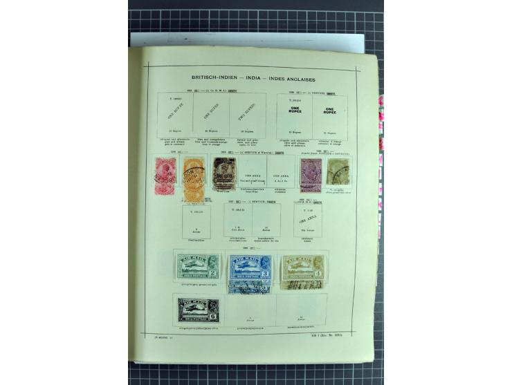 1854/1935 (ca.), ungebrauchte und gestempelte Sammlung (ohne Japan) mit besseren Ausgaben im alten Schaubek-Album, dazu Austr