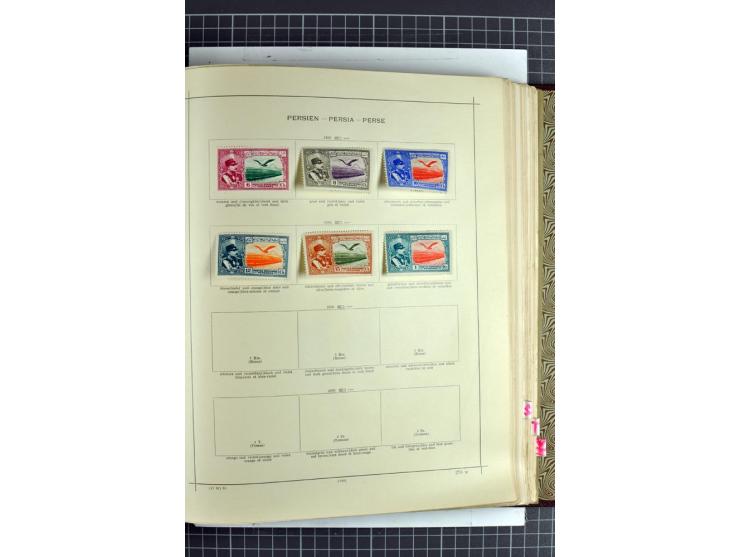 1854/1935 (ca.), ungebrauchte und gestempelte Sammlung (ohne Japan) mit besseren Ausgaben im alten Schaubek-Album, dazu Austr