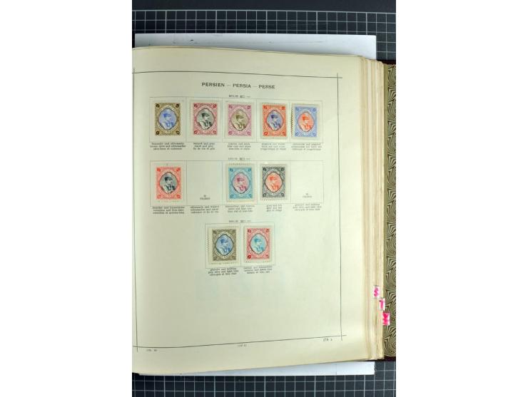 1854/1935 (ca.), ungebrauchte und gestempelte Sammlung (ohne Japan) mit besseren Ausgaben im alten Schaubek-Album, dazu Austr