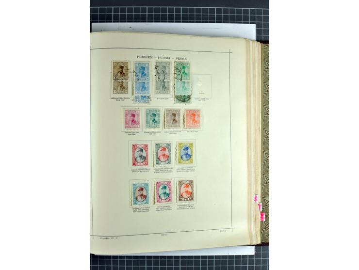 1854/1935 (ca.), ungebrauchte und gestempelte Sammlung (ohne Japan) mit besseren Ausgaben im alten Schaubek-Album, dazu Austr