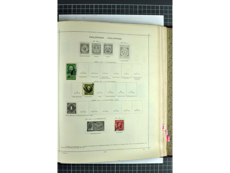 1854/1935 (ca.), ungebrauchte und gestempelte Sammlung (ohne Japan) mit besseren Ausgaben im alten Schaubek-Album, dazu Austr