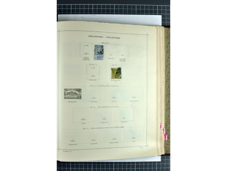1854/1935 (ca.), ungebrauchte und gestempelte Sammlung (ohne Japan) mit besseren Ausgaben im alten Schaubek-Album, dazu Austr