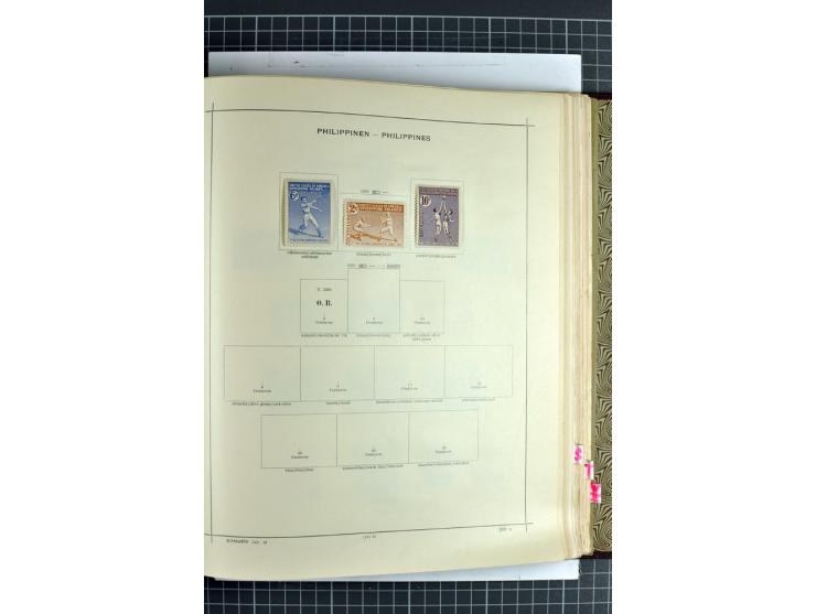 1854/1935 (ca.), ungebrauchte und gestempelte Sammlung (ohne Japan) mit besseren Ausgaben im alten Schaubek-Album, dazu Austr